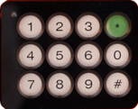 Dial Keypad for Ex Intercom Stations