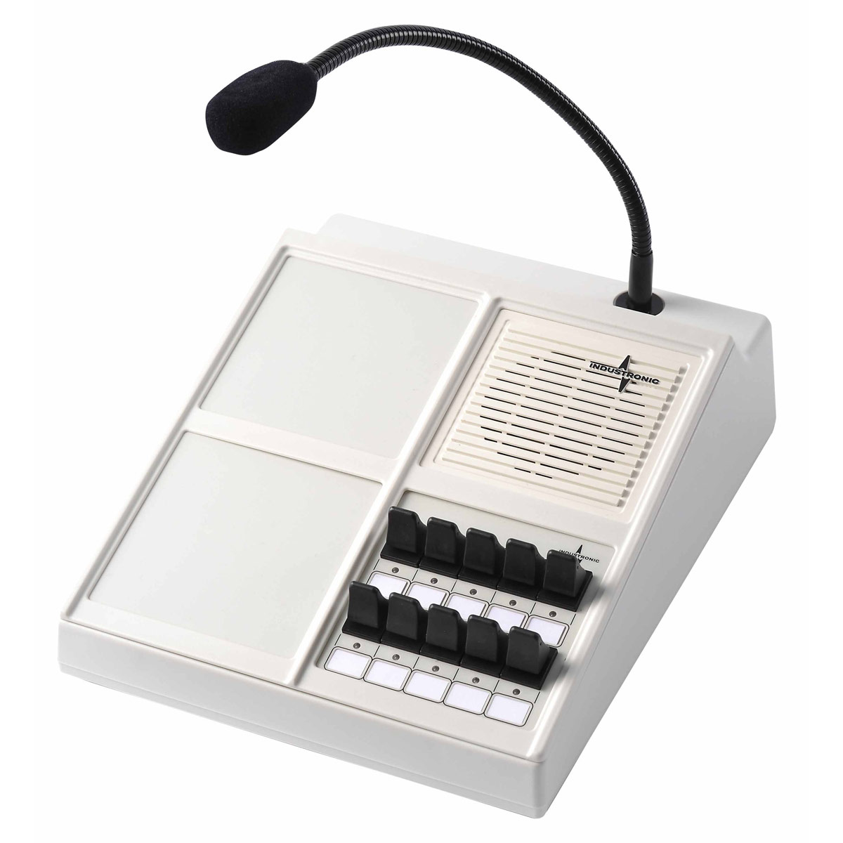 Digital Intercom Station with gooseneck microphone, membrane keypads with 16 keys or keypad with 10 momentary switches
