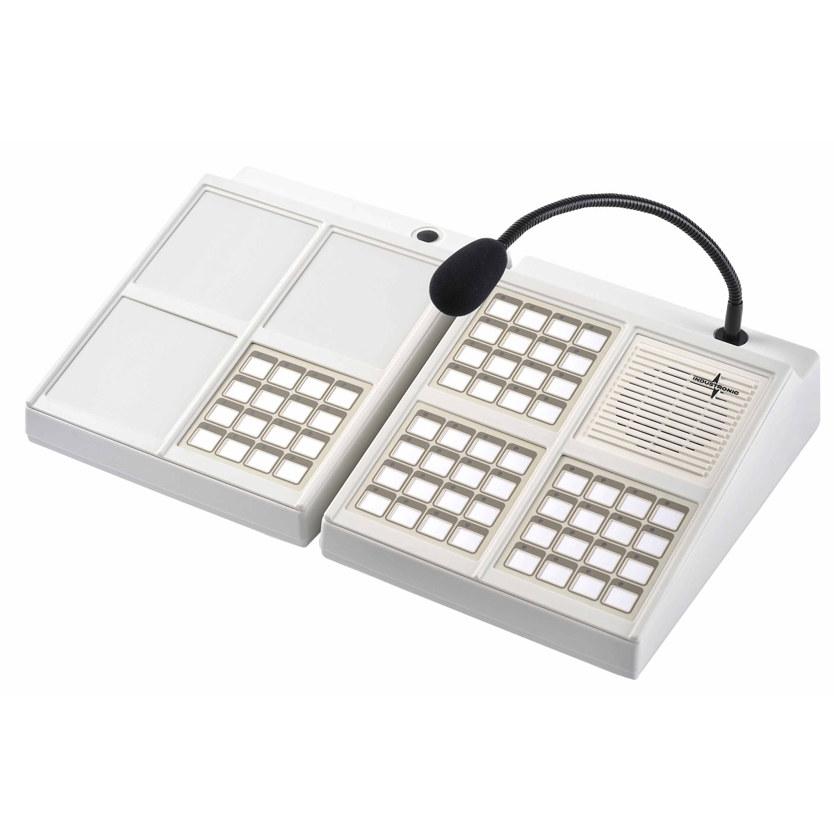 Digital Intercom Station with gooseneck microphone, membrane keypads with 16 keys or keypad with 10 momentary switches