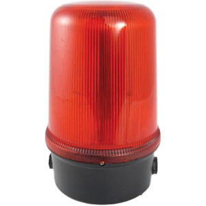 Flashing Warning Beacon for use in industrial environments with impact-proof lens and degree of protection IP65