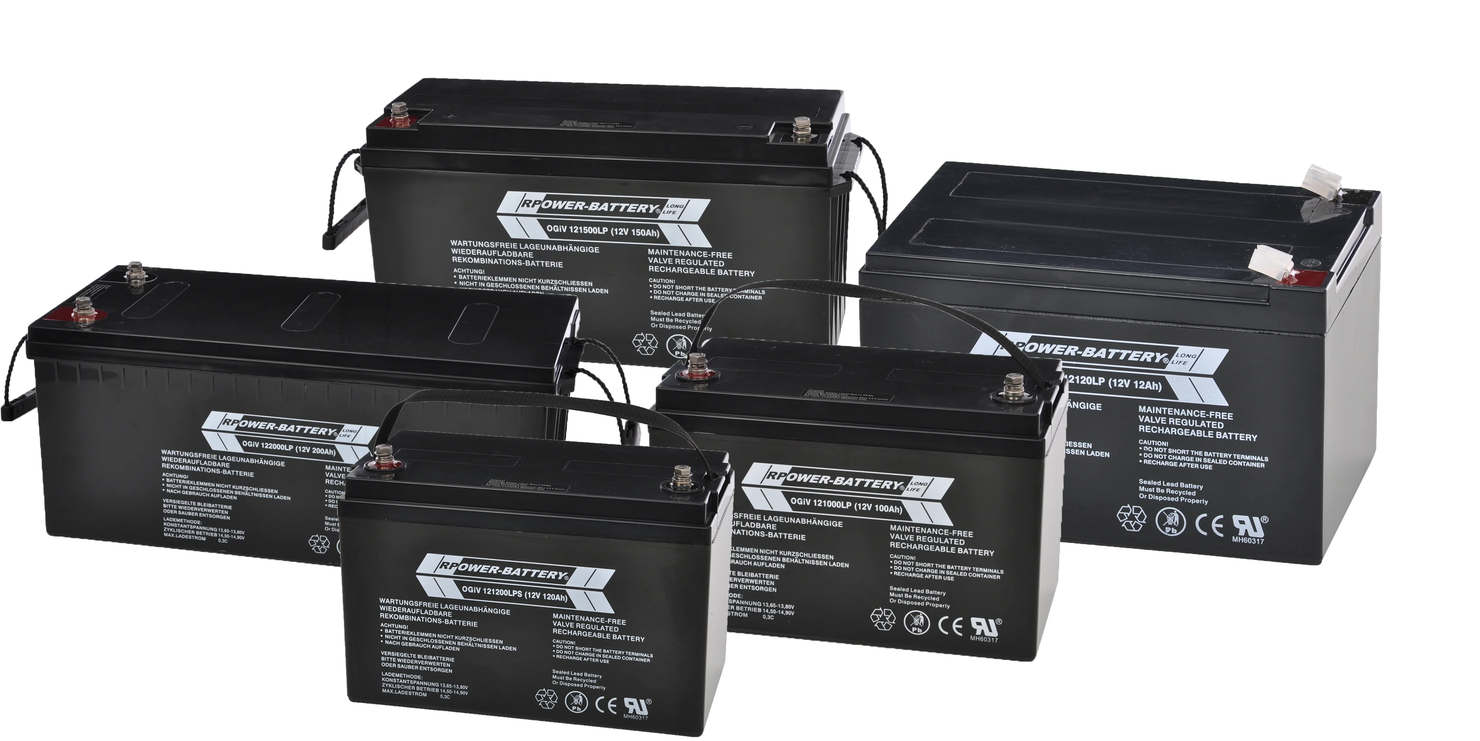 Battery Set 60 VDC with Sealed, rechargeable and valve- regulated lead acid battery 